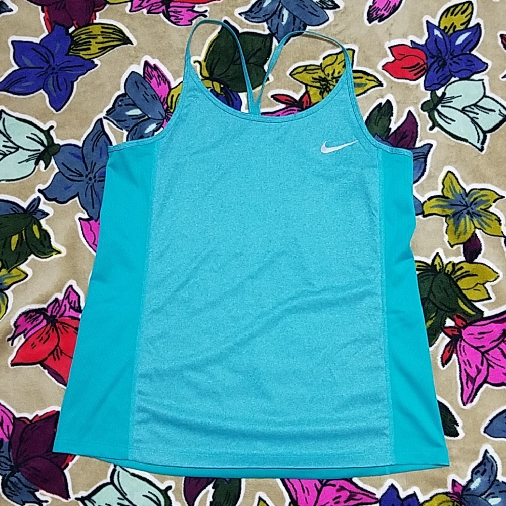 Nike Turquoise Dri-Fit Racerback-like Tank